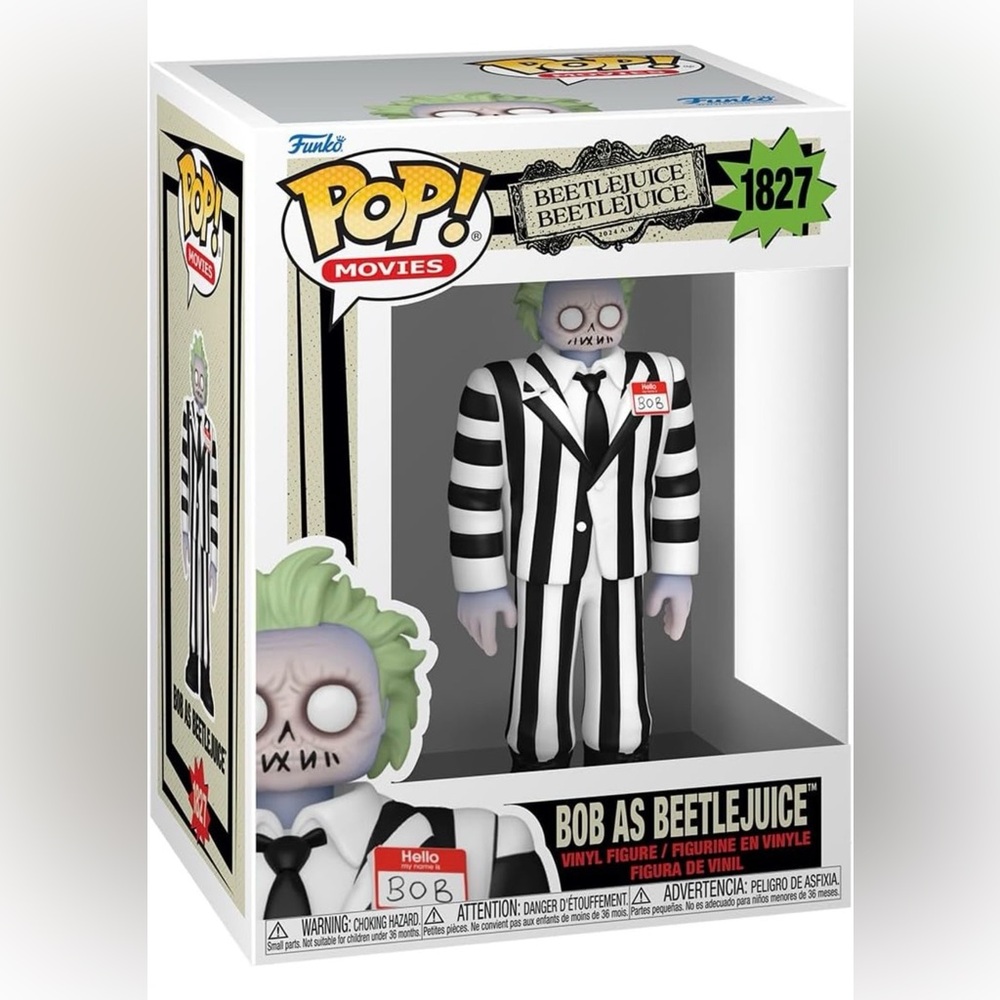 Funko Pop Movies #1827 Beetlejuice Beetlejuice Brand New